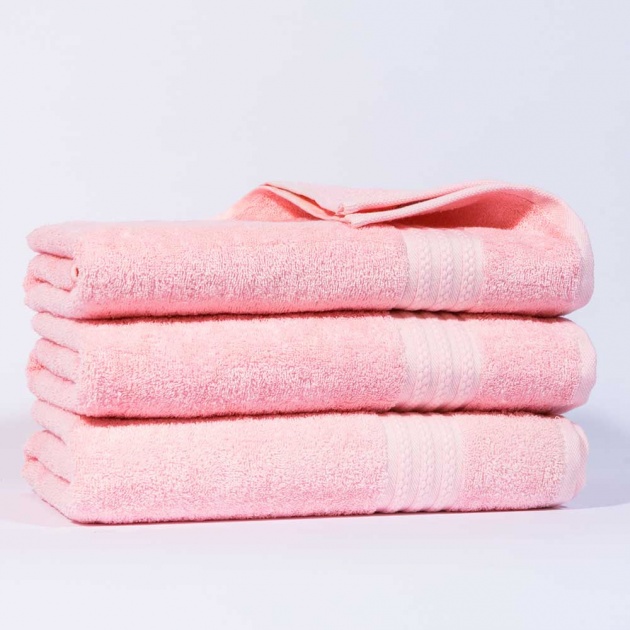 Set ručník JESSICA 70x140cm růžová 4ks + 1ks zdarma