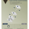 Odkládací stolek DOBO LET286W01